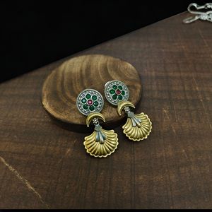 Drop Earring Silver Earrings Light Weight Swat Proof <b>Indian</b> <b>Jewellery</b> Traditional Wholesale Accessory - Product Image 2