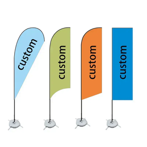 Promotional Feather Flag for High Visibility for Outdoor Advertising and Events