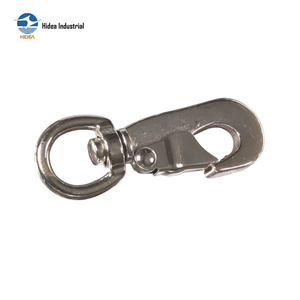 Mosquetón de Aleación de Zinc Fundido a Presión, Tipo Perno, Giratorio, Niquelado, de Liberación Rápida, Conector para Collar de Perro y Correa - Product Image 2
