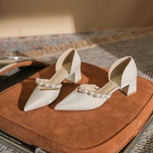 Zapatos Planos de Ballet Elegantes para Mujer, Ligeros, Resistentes al Agua, Diseño de una Sola Correa, Punta Puntiaguda, Aptos para Todas las Estaciones - Product Image 3