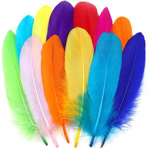 Plumes d'oie en vrac, nettoyées et désinfectées, pour masques de carnaval, design de mode et bijoux DIY - Product Image 2