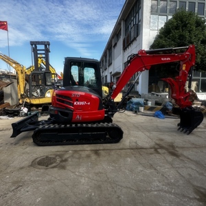 KX057-4ขุดขนาดเล็กมือสอง Kubota 5ตัน5.7Ton ขุดขนาดเล็กที่เป็นศูนย์ท้ายแบ็กเกอร์รางยางไฮดรอลิกหัวแม่มือมีในสต็อกสินค้าเซี่ยงไฮ้ - Product Image 1