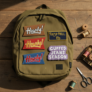 Strijkbare geborduurde patch 3D Puff Chenille aangepaste <span class=keywords><strong>logo</strong></span> hittetransfer kleefmiddel voor kleding, hoeden, jeans, tassen, hoodies, shirts, DIY - Product Image 1