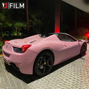 أفضل سعر لفافة السيارة فينيل كامل الجسم من صمغ ألماني خالي من فقاعات الهواء لفافة فينيل وردية للأطفال - Product Image 5
