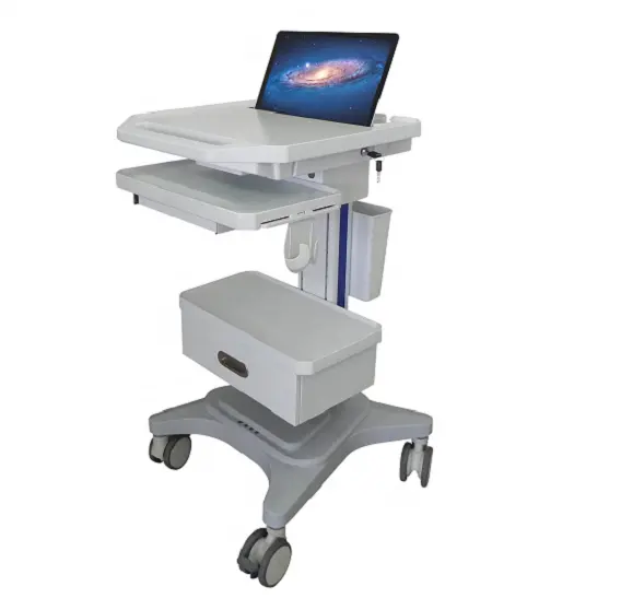 Medical equipment mobile medical computer laptop trolley carts for sales