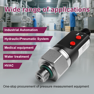IP67 600bar圧力スイッチ,LEDディスプレイ,油圧調整可能なステンレス鋼圧力制御スイッチ - Product Image 5