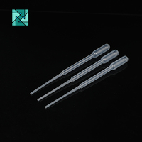 Pipette Pasteur jetable stérile transparente en PE Zhongzai avec graduation, sans DNase/RNase, garantie 3 ans, OEM