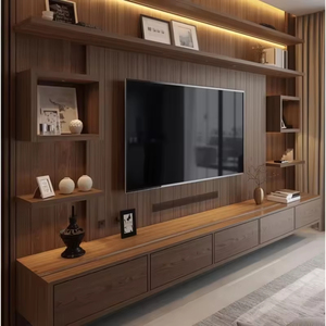 Mobile TV Moderno per <span class=keywords><strong>Soggiorno</strong></span>, Armadio a <span class=keywords><strong>Parete</strong></span>, Arredamento per Appartamenti e Ville con Design Personalizzato - Product Image 2