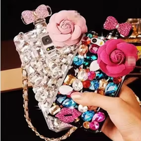 Étui de téléphone portable de luxe en diamant fait à la main pour iPhone Xr X Xs 7 8 11 12 13 14 15 16 17 Plus Pro Max Coque de protection