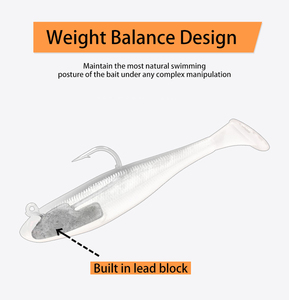 T-coda galleggiante fluviale Sub morbido esca fluorescente acqua dolce T-coda tenero esca spigola mandarino Culter <span class=keywords><strong>pesce</strong></span> Alburnus - Product Image 4