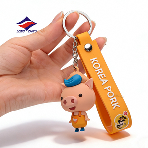 Proveedor <span class=keywords><strong>de</strong></span> Llaveros con Logotipo Longzhiyu 20Y, Llavero con Figura <span class=keywords><strong>de</strong></span> Animal en 3D, Colgante <span class=keywords><strong>de</strong></span> Silicona para Bolsa, Llaveros Personalizados, Llavero <span class=keywords><strong>de</strong></span> Muñeca <span class=keywords><strong>de</strong></span> PVC - Product Image 1