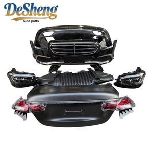 Kit carrosserie complet Plug-and-play pour pare-chocs de voiture, mise à niveau vers l'édition Administrative pour Mercedes-Benz W213, E200, E260, E300, <span class=keywords><strong>E350</strong></span>, phare - Product Image 4