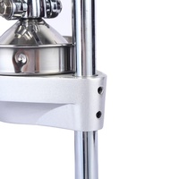 Grande réduction - Extracteur de jus manuel pour citron, orange et grenade - Presse-agrumes en alliage d'aluminium argenté - Multifonctionnel - Facile à utiliser