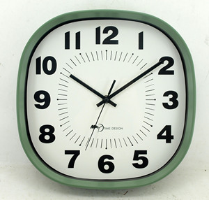 Modern Rectangle Plastic Custom Wall <b>Clock</b> for Home Decor Quartz Living Room Promotional Gifts Simple Rectangle Plastic Modern - Product Image 1