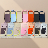 Coque de téléphone portable magnétique en silicone liquide ultra-fine en TPU pour iPhone 17 18 Pro 18 Pro Max, protection arrière