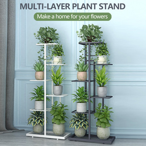 7-9 niveaux personnalisé intérieur fer métal décoration de jardin <span class=keywords><strong>pas</strong></span> <span class=keywords><strong>cher</strong></span> fleur <span class=keywords><strong>plante</strong></span> présentoir pour la maison étagères - Product Image 5