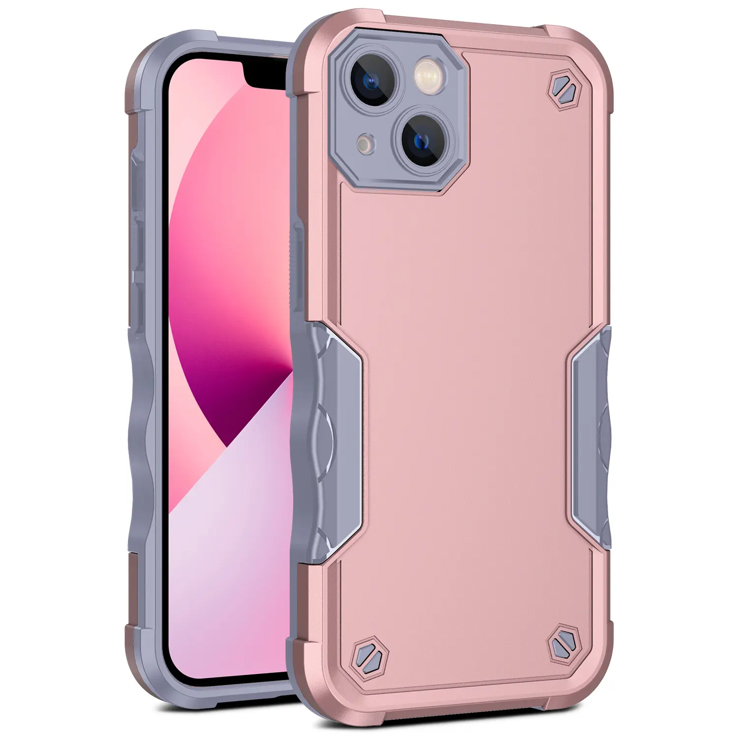 New Fashion Luxus Drop-Resistant und langlebige Handy hülle für iPhone 15 14 13 12 Pro Max Support Wireless Charging Back Cover