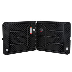 Hot <strong>Sales</strong> Outdoor Furniture Garden Portable Space Saving Black Plastic Rectangular Folding Banquet <strong>Trestle</strong> <strong>Table</strong> <strong>for</strong> Events - Product Image 5