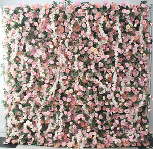 Decorazione Floreale da Soffitto, Pannello di Fiori Artificiali in Seta con Glicine e Fiori di Ciliegio per Matrimoni ed Eventi - Product Image 5