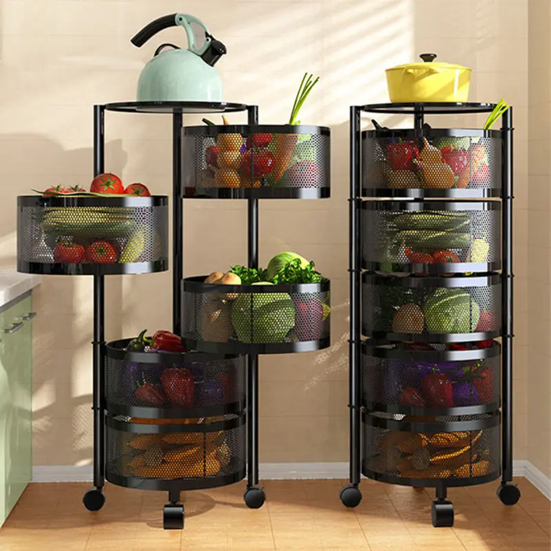 Metal Kitchen Rack with wheels