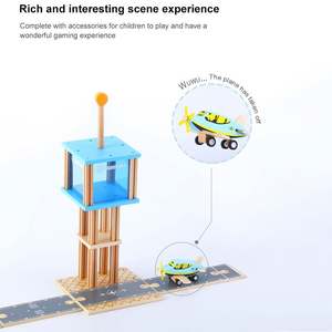 UDEAS aereo educativo per bambini aeroporto fai da te giocattolo per bambini - Product Image 3