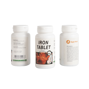 ANYUAN Tablet besi tanpa gula untuk dewasa 60 Tablets-peraturan tubuh & sintesis Protein nutrisi suplemen <span class=keywords><strong>Vitamin</strong></span> - Product Image 1