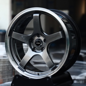 ล้อแม็กซ์อลูมิเนียมฟอร์จ HTOR 18 19 20 21 22 นิ้ว 5x112 5x130 สำหรับรถแข่ง สีเทา Gunmetal รุ่น <span class=keywords><strong>Nismo</strong></span> <span class=keywords><strong>Te37</strong></span> สำหรับ 992 991 718 RS3 RS5 TTRS - Product Image 2