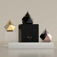 Flacon de parfum en verre de luxe personnalisé 100 ml, flacons de parfum uniques, flacon de parfum vide avec boîte