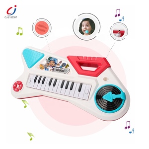Tamburo Multifunzione Portatile per Piccoli Pianisti, Pianoforte, Chitarra, Strumenti Musicali DJ, Giocattoli per Bambini con Microfono - Product Image 3