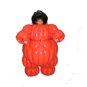 ชุดซูโม่เป่าลมขนาดใหญ่กันน้ำ PVC แบบกำหนดเองได้ ราคาโรงงาน พร้อมพิมพ์ลาย UV/ซิลค์สกรีน - Product Image 1