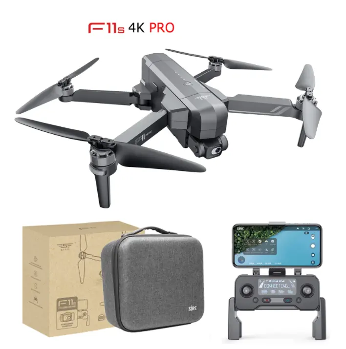 True 4K Camera GPS Drone F11s 4K Pro Drone 3KM PTZ Version 2 axis Gimbal 5G WIFI FPV Brushless Professional RC Drone RTF