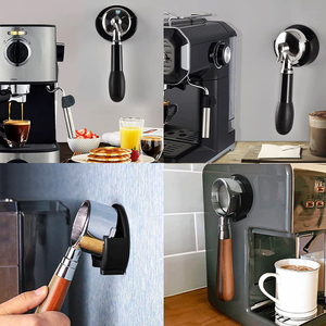 Portafiltro per caffè supporto per montaggio a parete ABS durevole macchina per caffè Espresso portafiltro supporto da parete per 58mm 51mm Tamper per caffè - Product Image 6