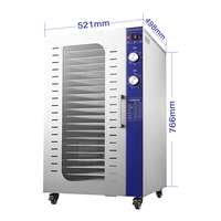 Vente en gros en acier inoxydable Déshydrateur de légumes commercial en acier inoxydable à 20 plateaux Séchoir à fruits Déshydrateurs Séchoir à fruits