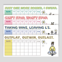 Bloc-notes portable pour scores de Mahjong, carnet de scores de Mahjong américain, feuille de scores de Mahjong, bloc de comptage des scores de Mahjong