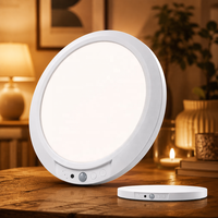 Éclairage minimaliste à détecteur de mouvement sous armoire, lampe LED fine rechargeable à coller pour placard, prix de gros