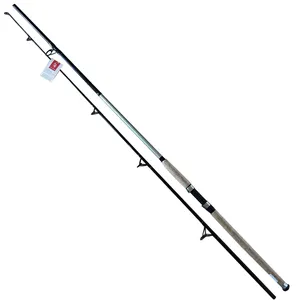 Personalizable de fibra de vidrio de pescar hilado blanco de fibra de vidrio jigging rod