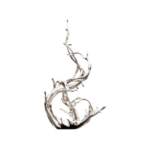 Escultura de Agua en Acero Inoxidable, Diseño Geométrico Abstracto, Decoración Artística Contemporánea para Jardín, Montaje en Suelo para Exteriores - Product Image 5