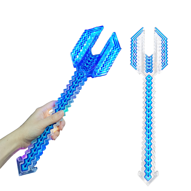 Promotional Activities Kids' Lightsaber Glowing Laser Sword, Silent & Cool for Boys Minecrafts Game Holiday Gifts Led Knife Toys