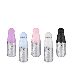 Vente en gros Parapluie quintuple ultra-léger en caoutchouc Sier titane Protection solaire à huit os Protection UV double usage Plus Sun - Product Image 2