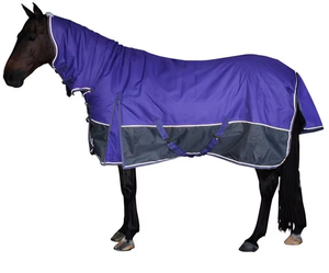 Couvertures pour chevaux imperméables de qualité supérieure, 100 à 450 GSM, tapis équestres de luxe pour temps froid et chaud - Product Image 2