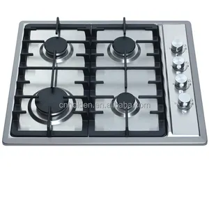 Hot sell built in gas cooker cast iron grill high quality home appliance stainless steel 59cm gas stove