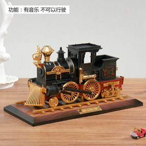 <span class=keywords><strong>Boîte</strong></span> <span class=keywords><strong>à</strong></span> <span class=keywords><strong>musique</strong></span> vintage nostalgique de voiture ancienne et de locomotive, objet décoratif créatif, jouet pour garçon, cadeau pour la fête des enfants, cadeau d'anniversaire - Product Image 6