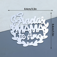 Vendita calda spagnolo taglio di metallo muore per la carta che fa il fai da te Scrapbooking decorativo goffratura festa della mamma giorno del papà taglio muore