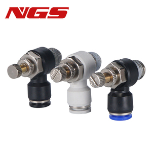 Vanne de contrôle pneumatique à sens unique SL, raccord de vanne de régulation d'air, connecteur SL4-M5 M6 SL6-01 8-03 10-04 12-02 - Product Image 3