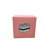 Boîtes à gâteaux miniatures pour anniversaire avec tranche, boîte cadeau de luxe, boîte personnalisée pour mariage, boîte à gâteaux miniatures transparente suisse, boîte à gâteaux bento