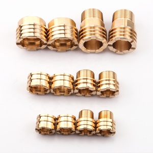 DN40 DN50 özelleştirilmiş büyük boy pvc ppr pirinç somun yerleştirme borusu ekle - Product Image 1