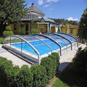 Meilleur prix Couverture de patio de toit en polycarbonate <span class=keywords><strong>Abri</strong></span> de voiture en aluminium à pente unique avec rouleau de film profilé creux pour enceintes de <span class=keywords><strong>piscine</strong></span> - Product Image 6