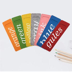 <span class=keywords><strong>Pochette</strong></span> en <span class=keywords><strong>feutre</strong></span> de conception ODM et ODM pour stylo Pochettes de protection multicolores <span class=keywords><strong>Pochette</strong></span> à crayons en <span class=keywords><strong>feutre</strong></span> coloré avec logo personnalisé - Product Image 3