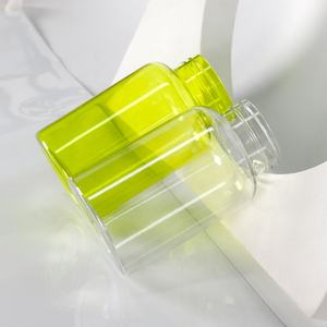250ml Transparent <b>PET</b> Clear Plastic Medicine <b>Container</b> Capsule Dietary Gummy Vitamin Bottle - Product Image 6