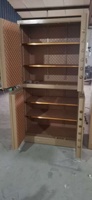 Coffre-fort électronique à clé anti-effraction haute sécurité, grand coffre-fort vertical à porte simple pour le stockage d'argent en magasin ou au bureau